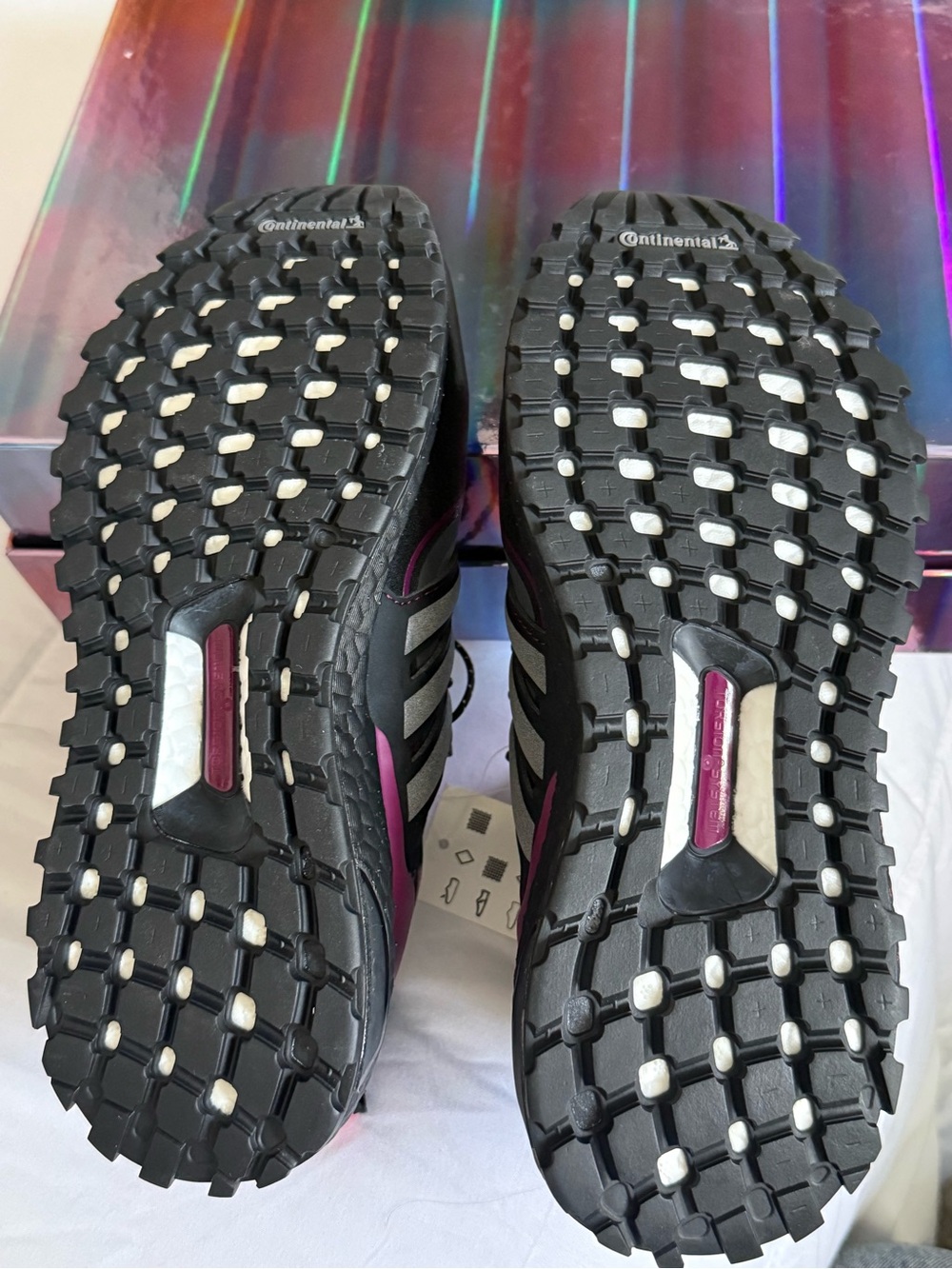 adidas Black & Magenta Ultra Boost Running Shoes - Picture 3 of 4